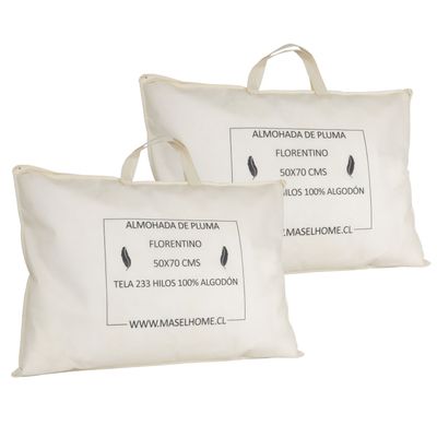 Pack Almohadas de Pluma Florentino 50X70 cm