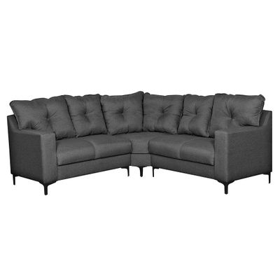 Seccional Belga esquinero Gris oscuro210x210 X 95