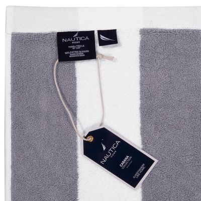 Imagen 2 del producto Toalla de Playa Nautica Home 160x80 Rayas Gris