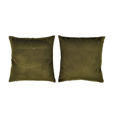 Imagen 1 del producto Set 2 Cojines New velvet 40x40 cm Verde Oliva
