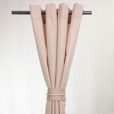 Set Cortinas 8 Piezas Yasmin Taupe