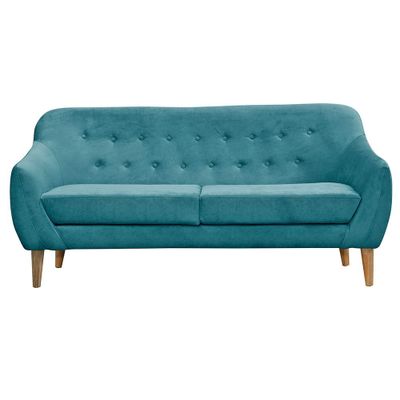 Sofa Norway Felpa Turquesa 185 x 87x90