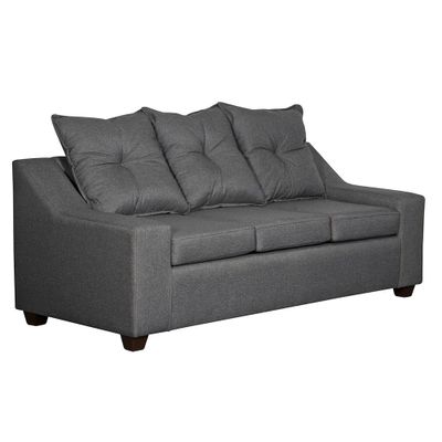 Imagen 2 del producto  Sofa  Viena 3 cuerpos   Tela Gris  oscuro 190 x 80x90