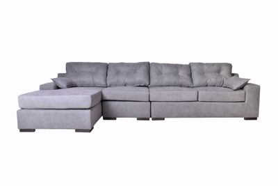 Sofá seccional 4C Izquierdo Masel  Liguria  Gris