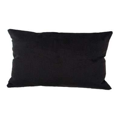 Cojin Felpa New Velvet 30X60 Negro