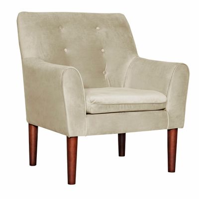 Poltrona 1C Bergen Felpa Beige  78 x 70 x 98