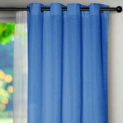 Imagen 2 del producto Set de cortinas 8 pzas Amalia Azul 140x225