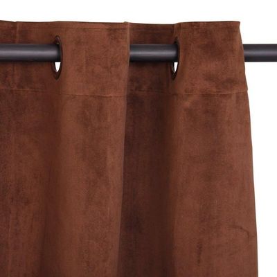 Cortina Felpa New Velvet 140x225 Cm Chocolate