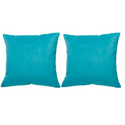 Set 2 Cojines New velvet 40x40 cm Turquesa