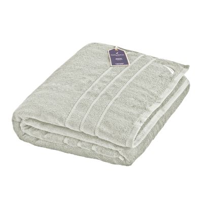 Toalla de Ba o Nautica Home 100 algodon 76X 137 Gris