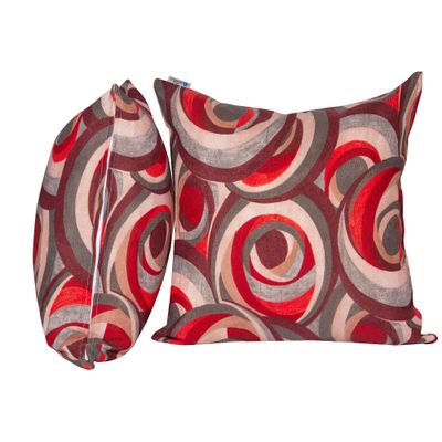 Imagen 2 del producto Set 2 Cojines Lona Española 50X50 Sonido Rojo