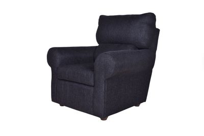 Imagen 2 del producto Sillon 1C Beron Chenille 95x90x100 cm Gris osc