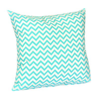 Imagen 2 del producto Set Cortina Mati 1,40x225 cm  + 2 cojines 50x50 cm Turquesa  