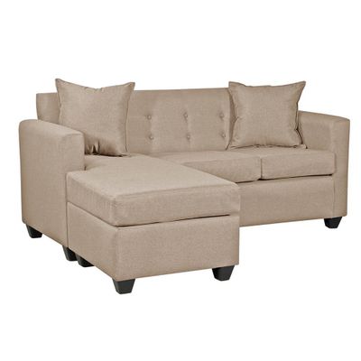 Imagen 2 del producto Seccional Intercambiable Gramado tela Beige 170x130x83