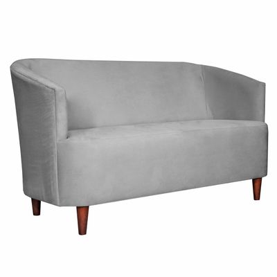 Imagen 2 del producto SOFA 2C OSLO FELPA GRIS 160X80X70