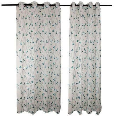 Imagen 2 del producto Set Teresita Velo Bordado 1.40 X 2.25 Turquesa