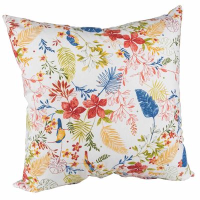 Imagen 2 del producto Set 2 cojines Lona Española Pajaritos 50x50 Azul