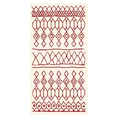 alfombra shag anat 2 160x230 gris-rojo