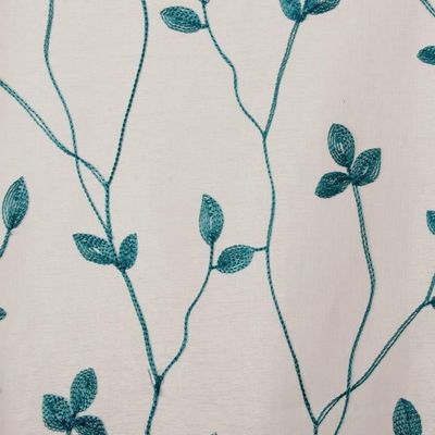 Imagen 2 del producto Set Cortinas Ambiente 4 pzas B.Out City y velo Bordado turquesa