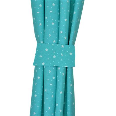 Cortina lona española Estrellita Jade