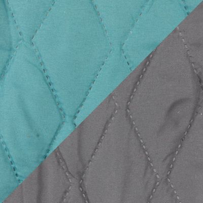 Imagen 2 del producto Quilt Bicolor Masel  2 plazas Gris-Turquesa