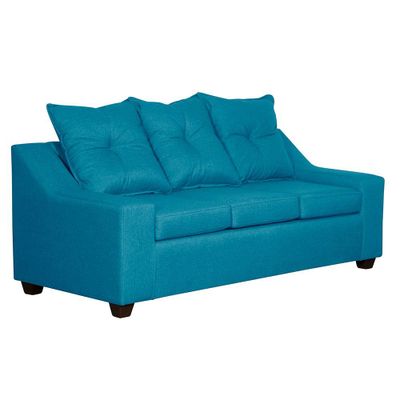 Imagen 2 del producto  Sofa  Viena 3 cuerpos   Tela  Turquesa 190 x 80x90
