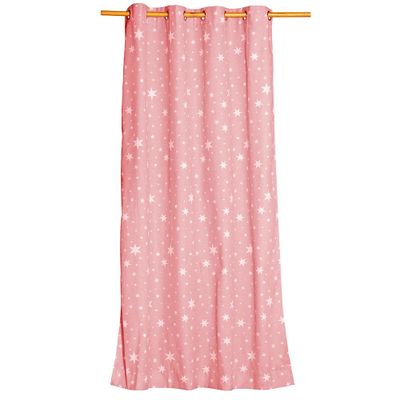 Imagen 2 del producto Cortina  Lona Española Estrellas 2.25 cm Rosa