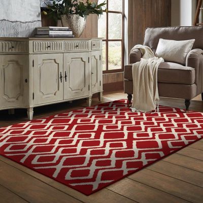 Imagen 2 del producto alfombra shag anat 1 160 x230 rojo