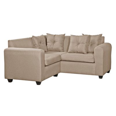 Imagen 2 del producto Seccional Esquinero Recife Tela Beige 160x160x78
