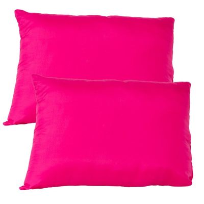 Imagen 2 del producto Set 2 almohadas premium Eco colores 50x70 fucsia