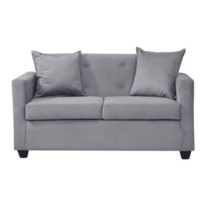 Sofa 2c Gramado tela Gris 130x70x83