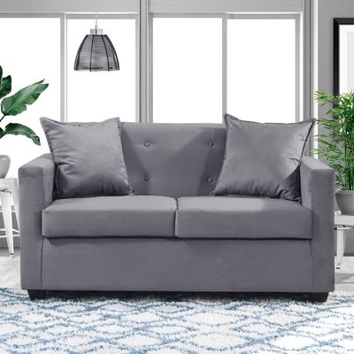 Imagen 2 del producto Sofa 2c Gramado tela Gris 130x70x83