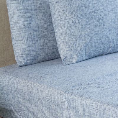 Imagen 2 del producto Sabanas  Microfibra Estampada  1 .5 Plazas 3P- Nautica Home- Azul