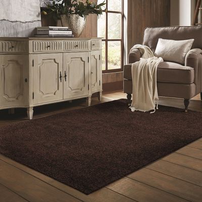 Imagen 2 del producto alfombra velosa -nubia  140x200  chocolate