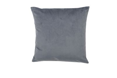 Imagen 2 del producto Set 4 Cojines Tela 40x40 Lona Patchwork y Felpa Gris