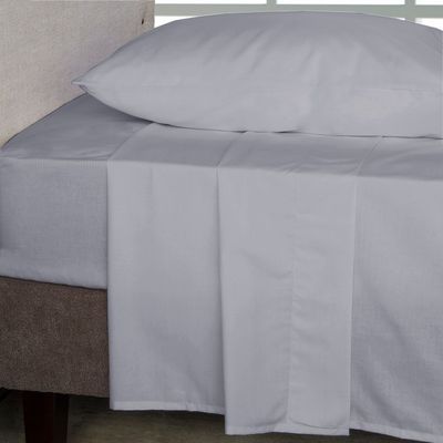 Imagen 2 del producto Jgo.Sábanas Polycotton 1 PL- 144 hilos Gris