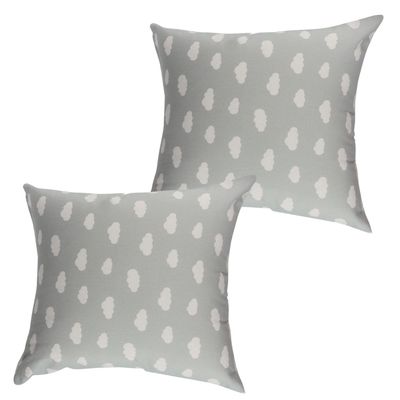 Imagen 2 del producto Set 2 Cojines Lona Nube Gris 50x50 cm