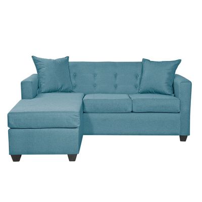 Seccional Intercambiable Gramado tela Turquesa 170x130x83