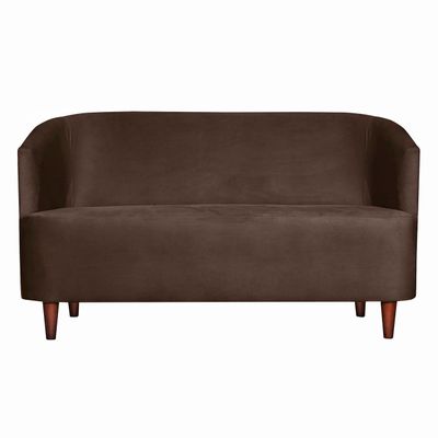 SOFA 2C OSLO FELPA  CHOCOLATE 160X80X70