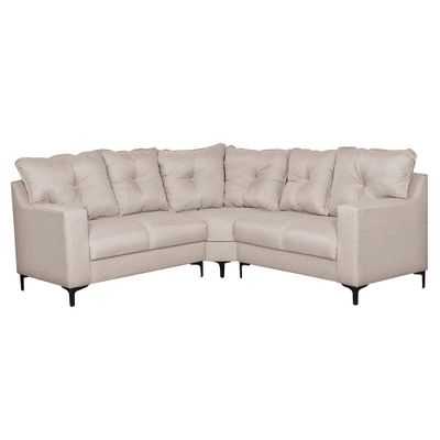 Seccional Belga esquinero Beige 210x210 X 95