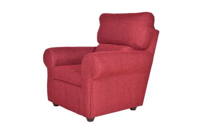 Imagen 2 del producto Sillon 1C Beron Chenille 95x90x100 cm Burdeo