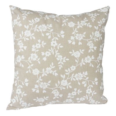 Imagen 2 del producto Set 4 Cojines Tela 40x40 Lona Keila y Felpa Beige