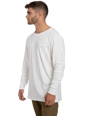 Polera Manga Larga con Bolsillo Hombre Falcone