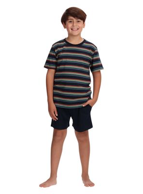 Imagen 1 del producto Pijama corto Bambú Azul Mota