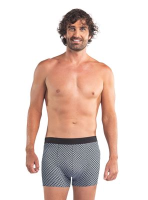 Imagen 2 del producto Bóxer Medio Viscosa Gris Melange Pack 4 Mota