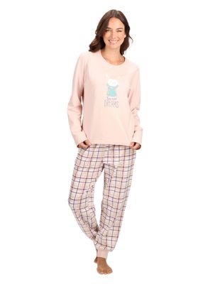 Imagen 2 del producto Pijama Rosado Algodón Caffarena