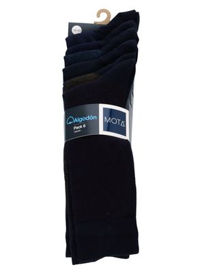 Imagen 2 del producto Calcetín Medio Algodón Pack 6 Mota