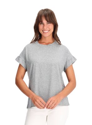Polera Diseño Gris Melange Caffarena