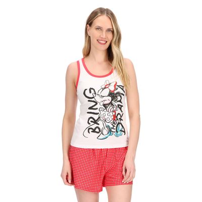 Pijama Mujer Algodón Minnie Caffarena