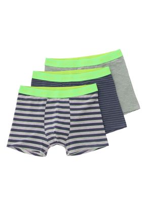 Boxer Medio Verde Algodón Pack 3 Mota